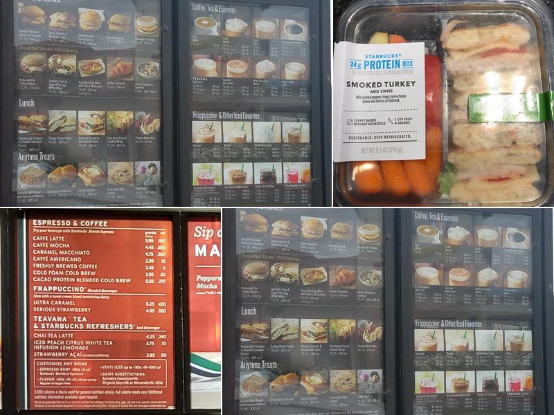 Starbucks Menu