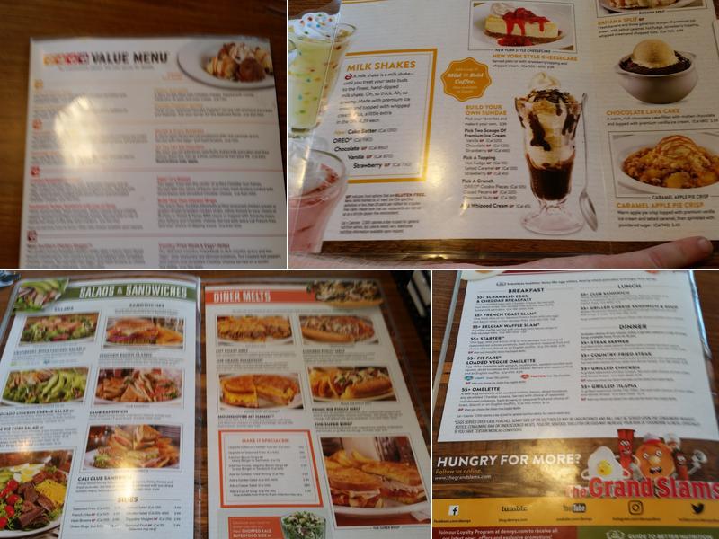 Denny's Menu
