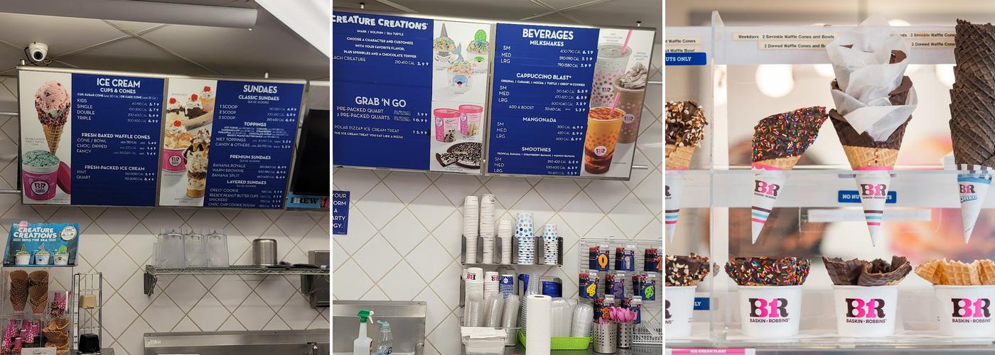 Baskin-Robbins Menu
