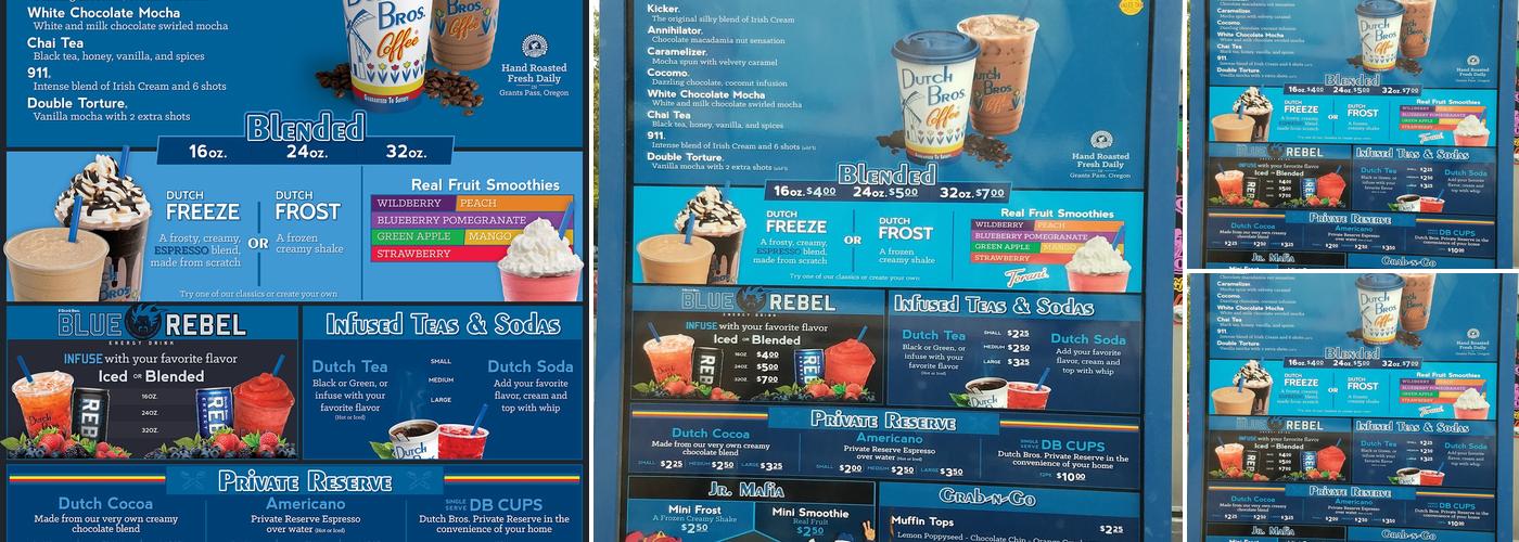 Dutch Bros Coffee Menu