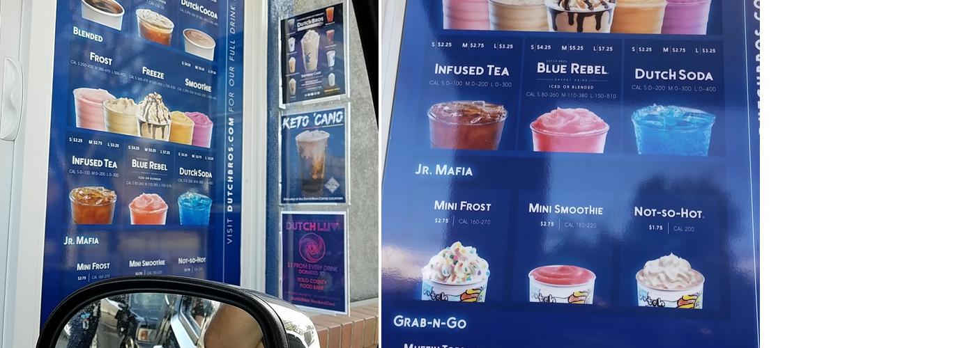 Dutch Bros Coffee Menu