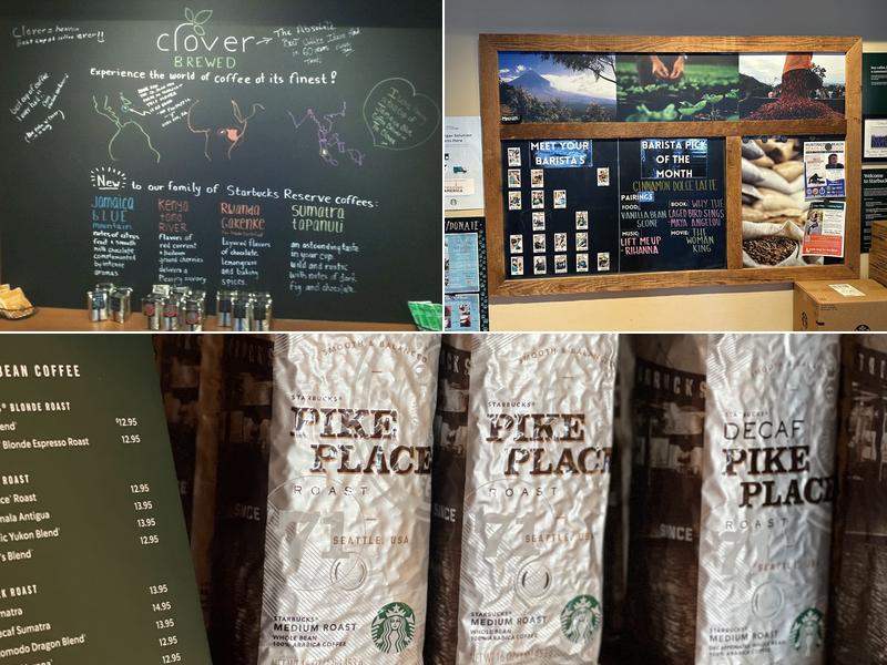 Starbucks Coffee Company Menu