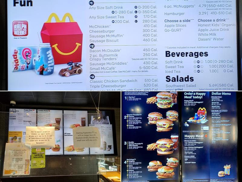 McDonald's Menu