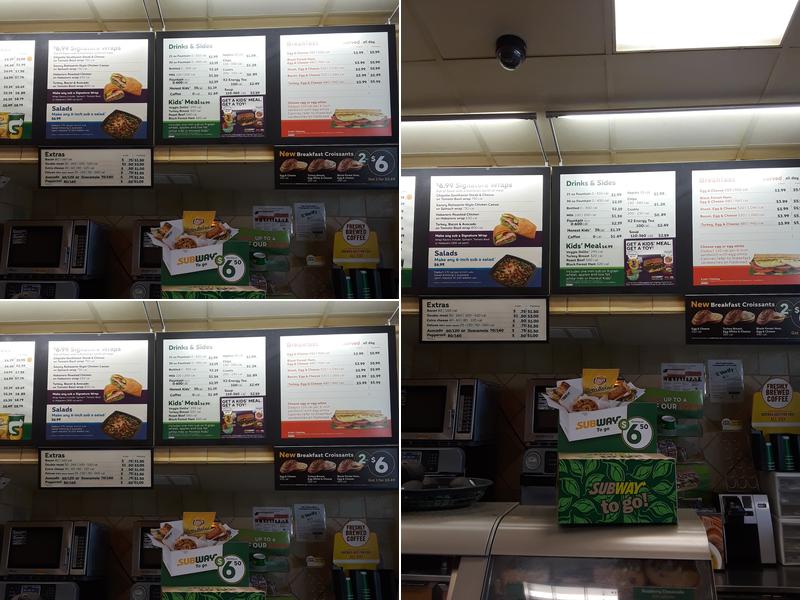 Subway Menu