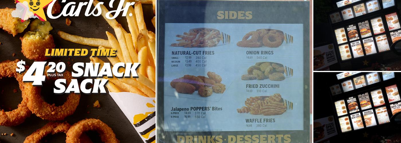 Carl's Jr. Menu