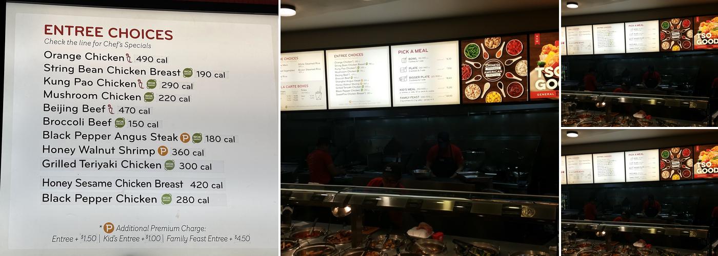 Panda Express Menu
