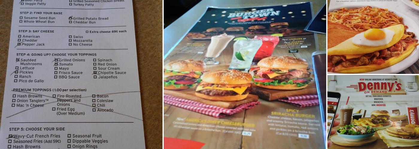 Denny's Menu