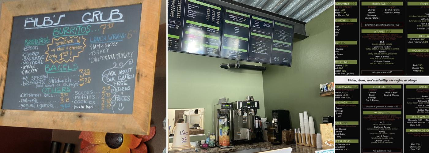 The Hub Grand Lake Menu