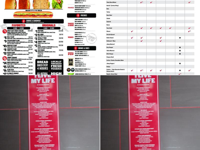 Jimmy John's Menu