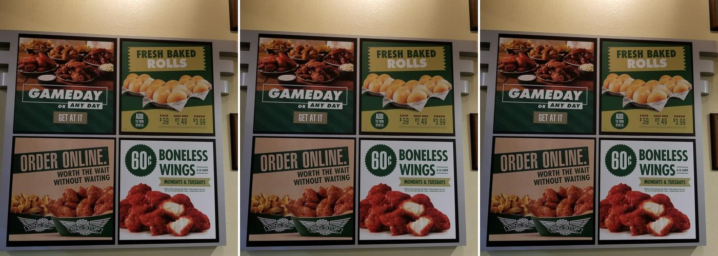 Wingstop Menu