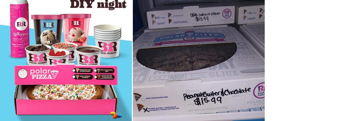 Baskin-Robbins Menu