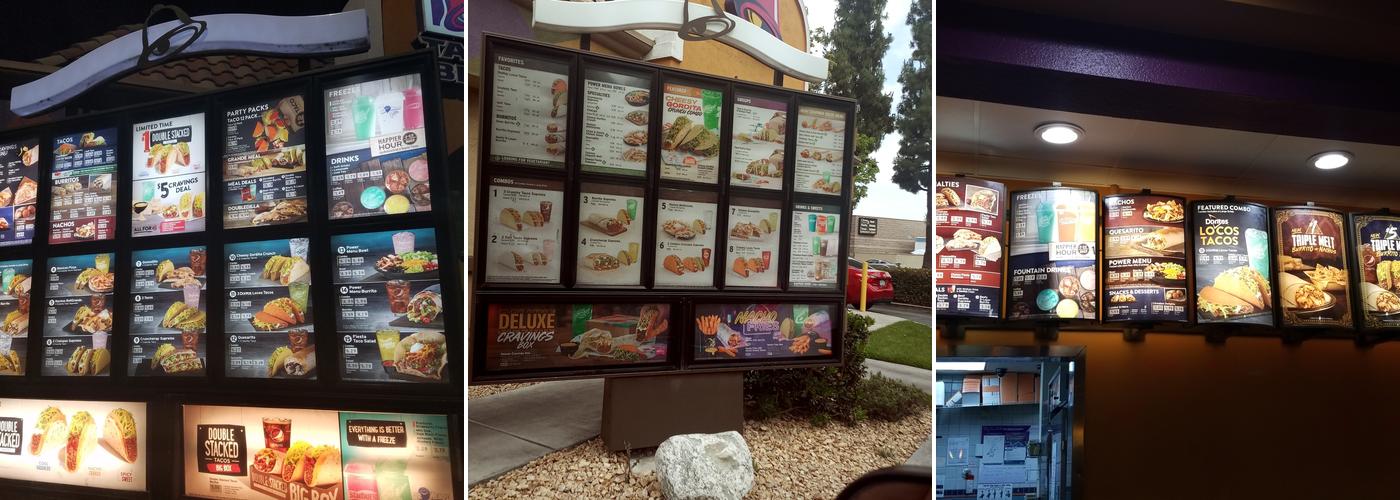 Taco Bell Menu