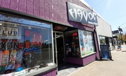 havoc clothing and skateshop