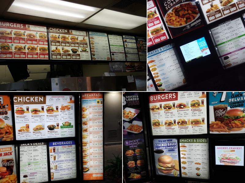 Jack in the Box Menu