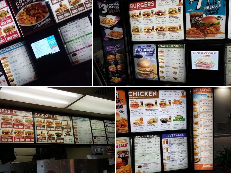 Jack in the Box Menu