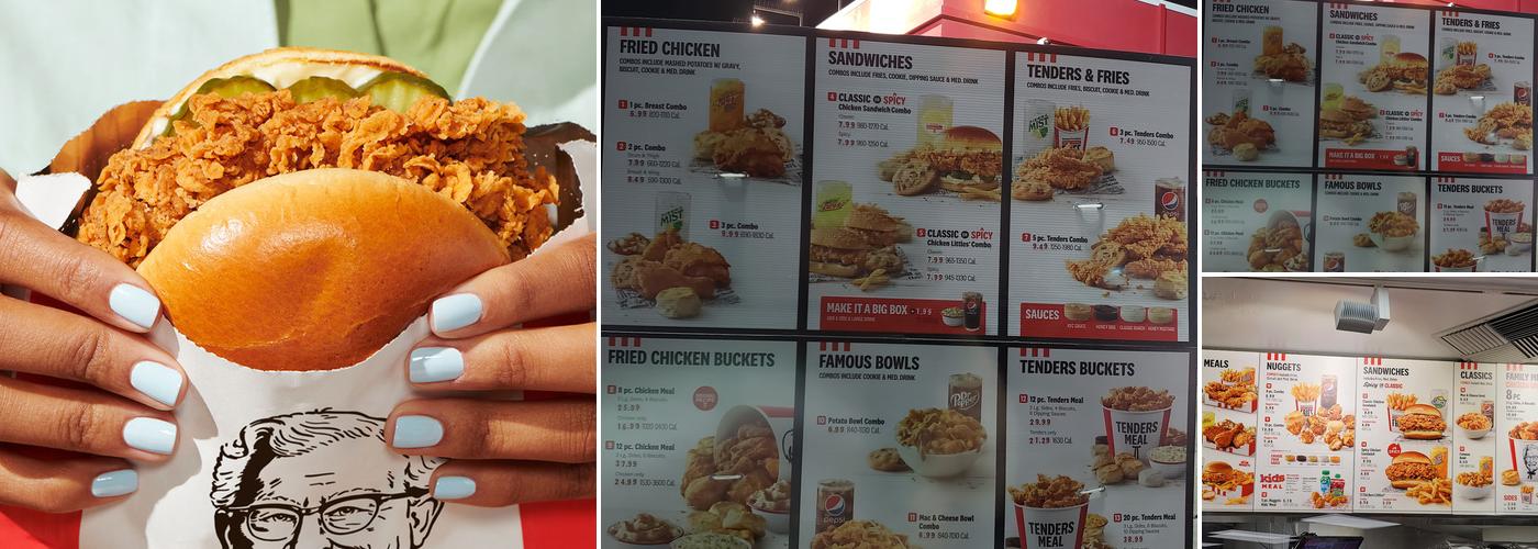 KFC Menu