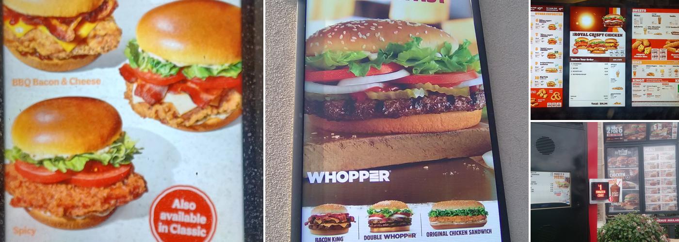Burger King Menu