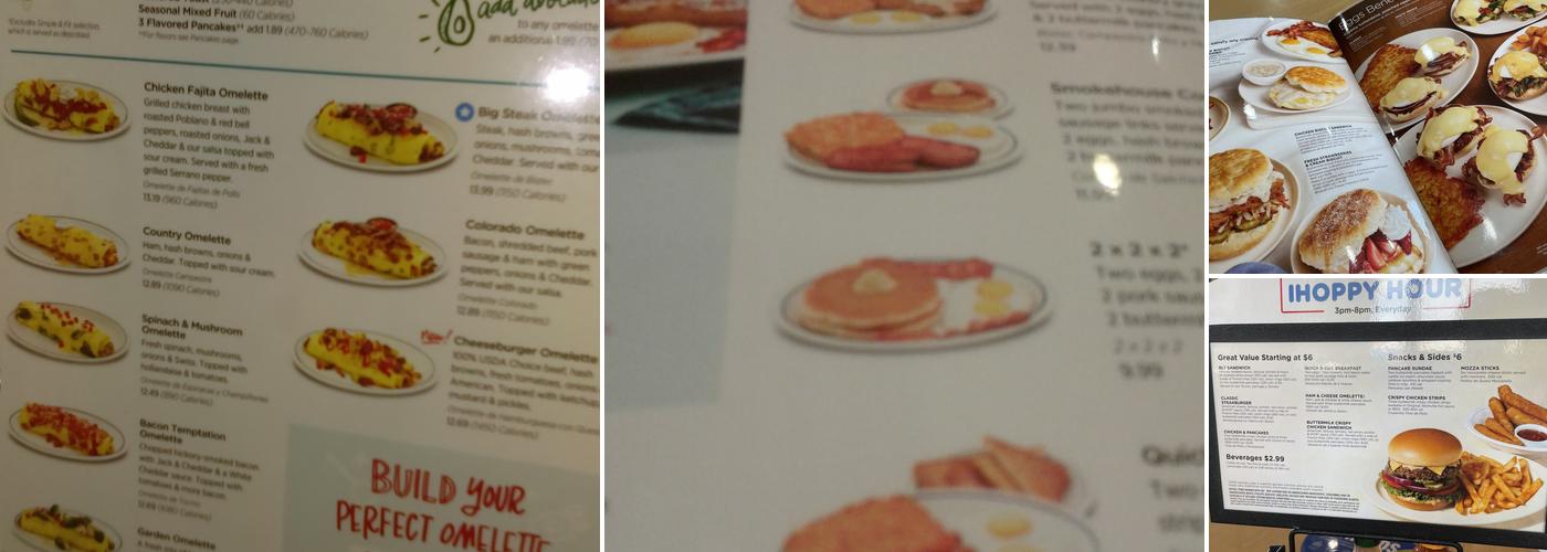 IHOP Menu