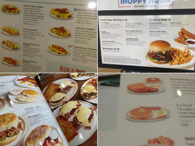IHOP Menu