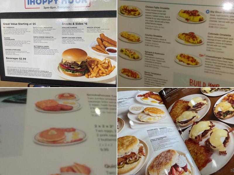 IHOP Menu