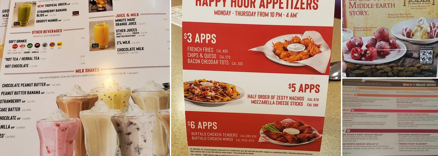 Denny's Menu