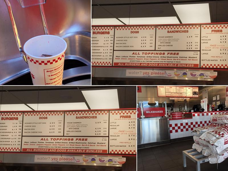 Five Guys Menu