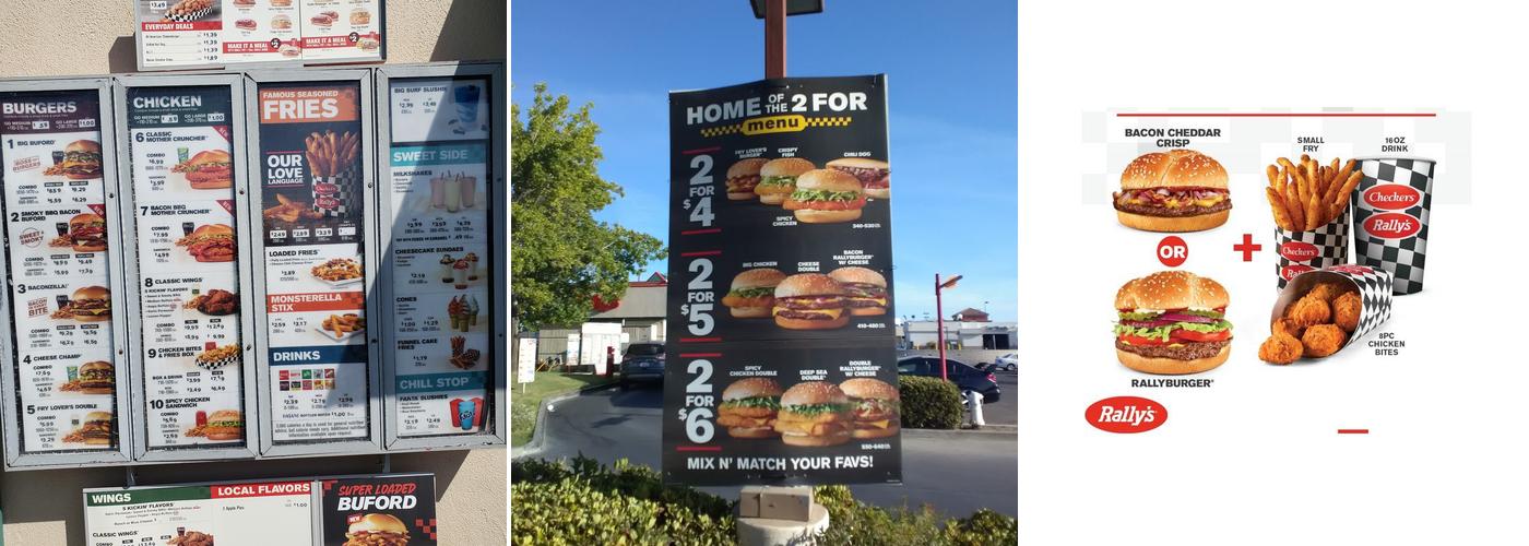 Rally's Menu