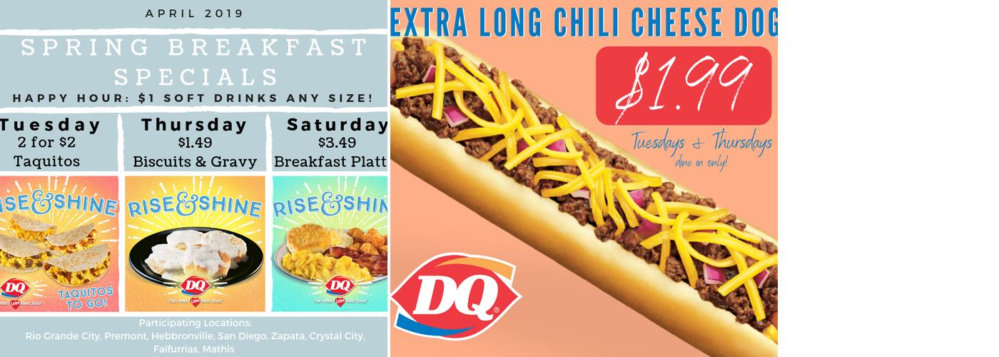 Dairy Queen Menu