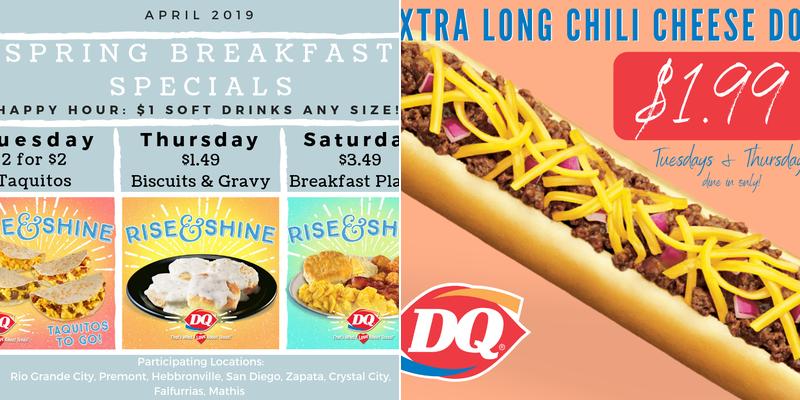Dairy Queen Menu