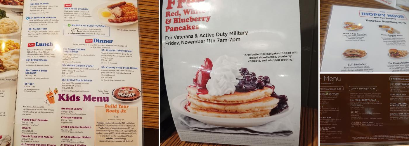 IHOP Menu