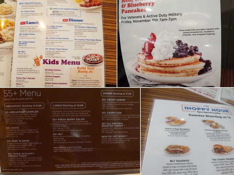 IHOP Menu
