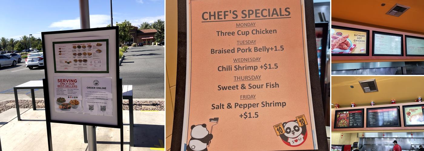 Panda Express Menu