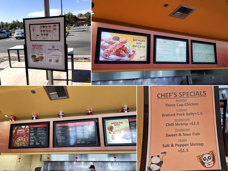 Panda Express Menu