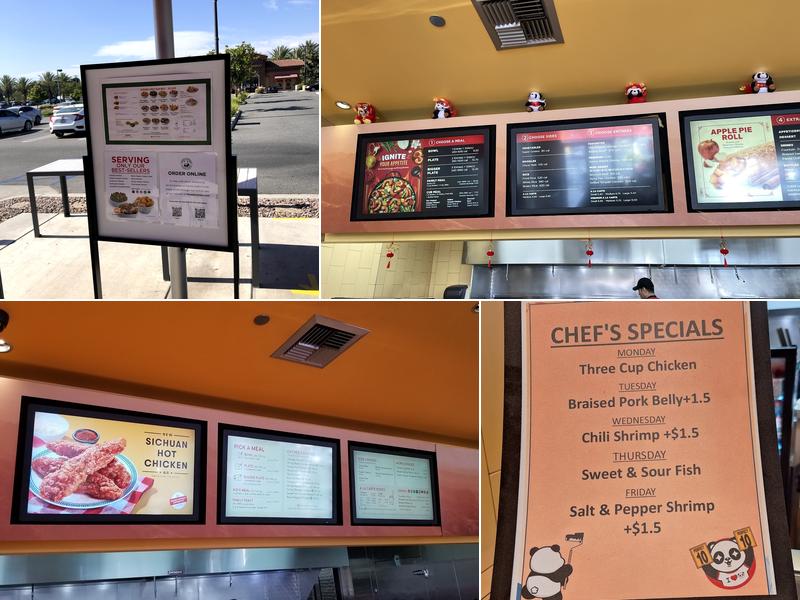 Panda Express Menu