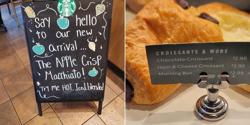 Starbucks Menu