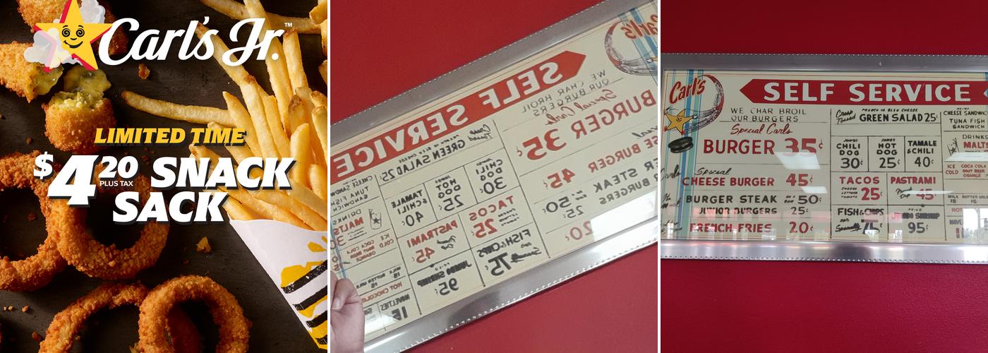Carl’s Jr. Menu