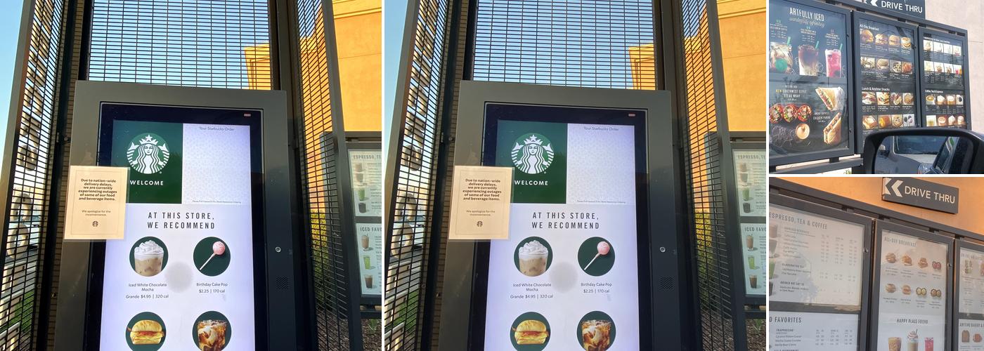Starbucks Menu