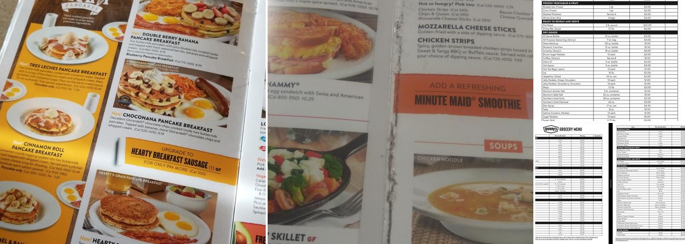 Denny's Menu