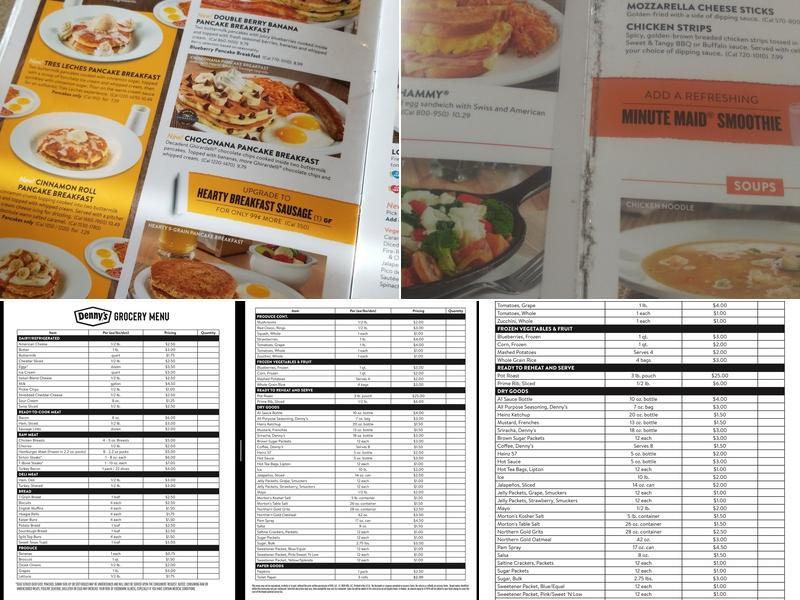 Denny's Menu
