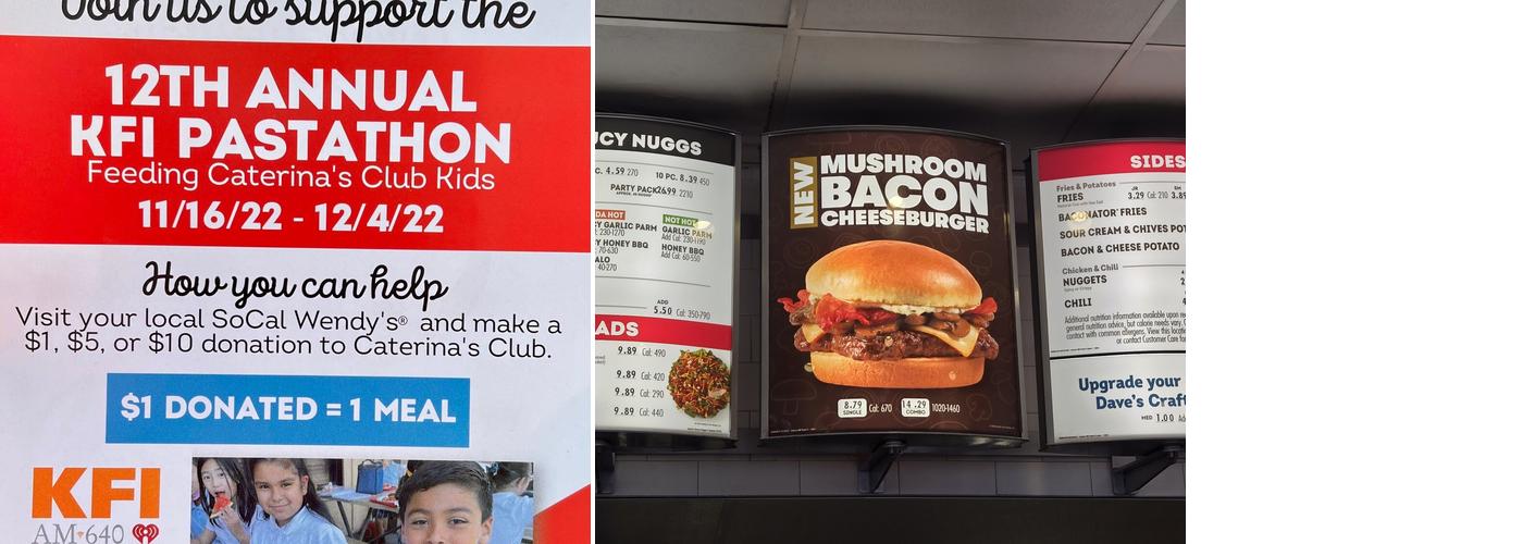 Wendy's Menu