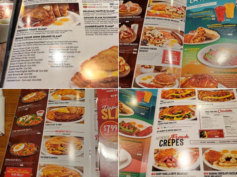 Denny's Menu