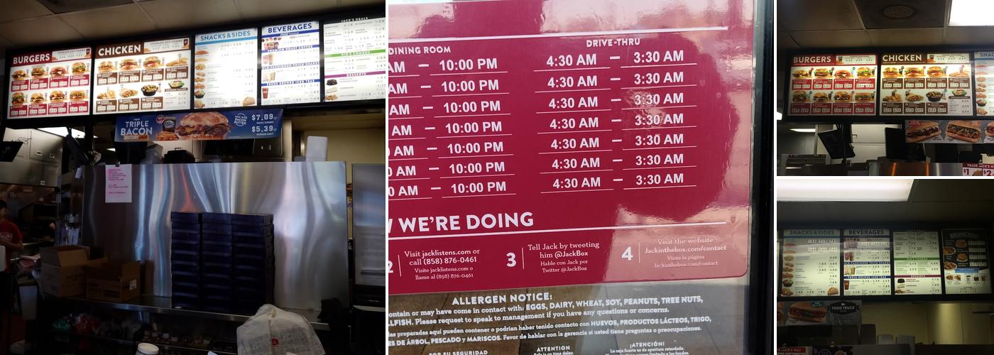 Jack In The Box Menu