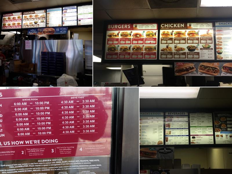 Jack In The Box Menu