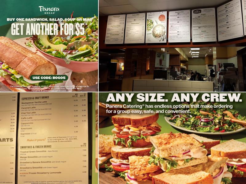 Panera Bread Menu