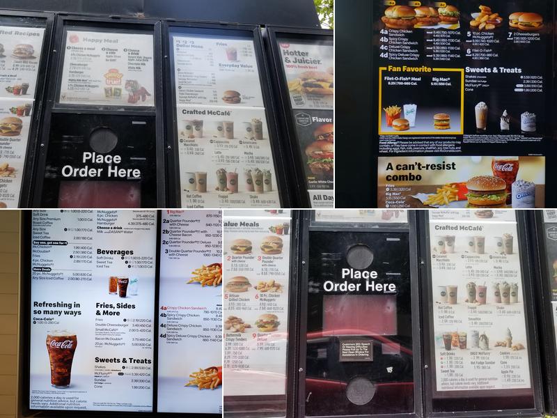 McDonald's Menu