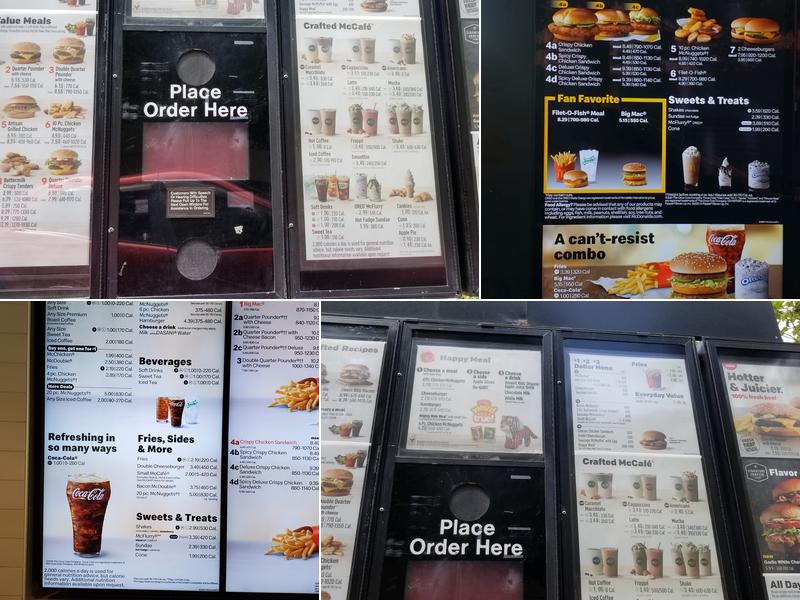 McDonald's Menu