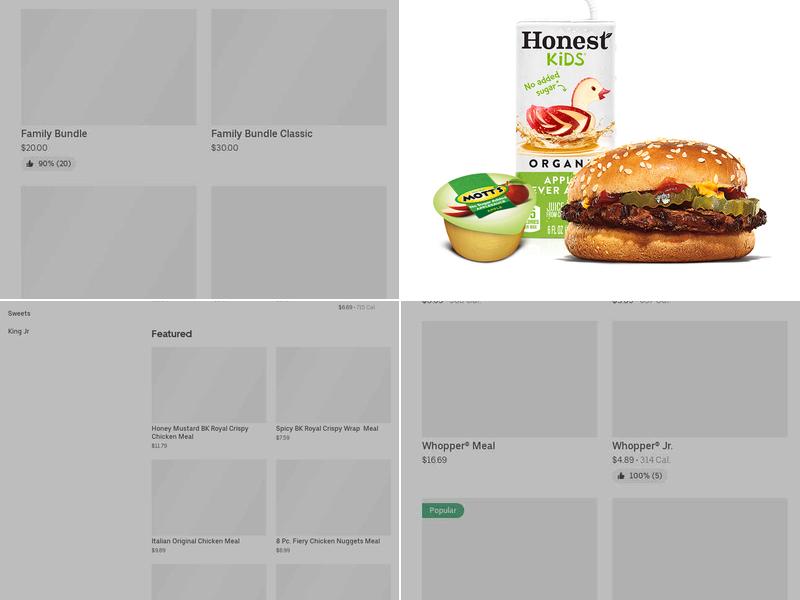 Burger King Menu