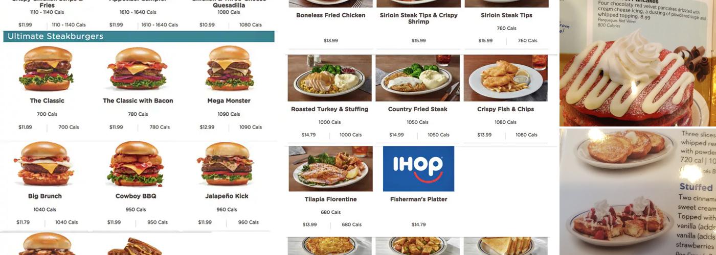 IHOP Menu