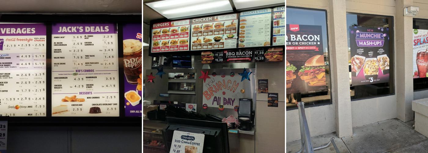 Jack In The Box Menu