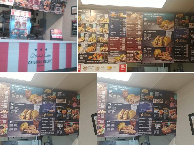 Taco Bell / KFC Menu